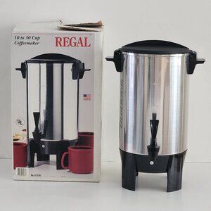 10-30 Cup Coffeemaker Vintage Regal *AS IS*